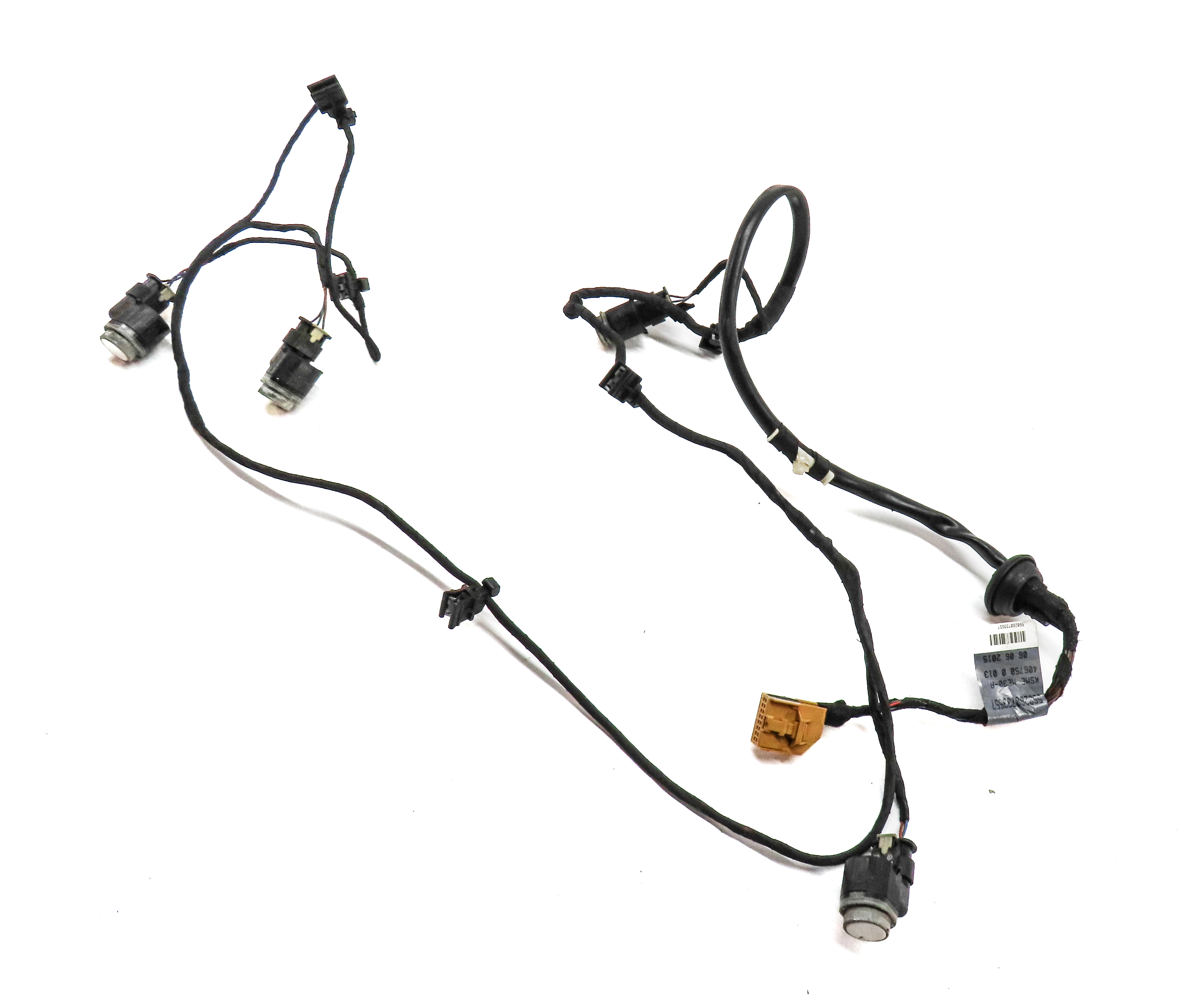 2016 AUDI A4 (B8 8K) REAR PARK ASSIST PDC DISTANCE CONTROL SENSOR SET/4 (White) — exact item pictured